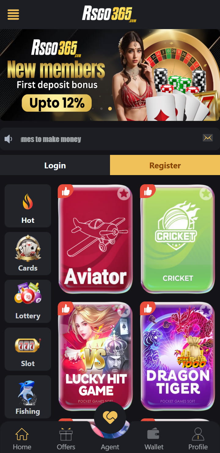 The third image of the app ，online betting platform with the best betting games with highest cash rewards